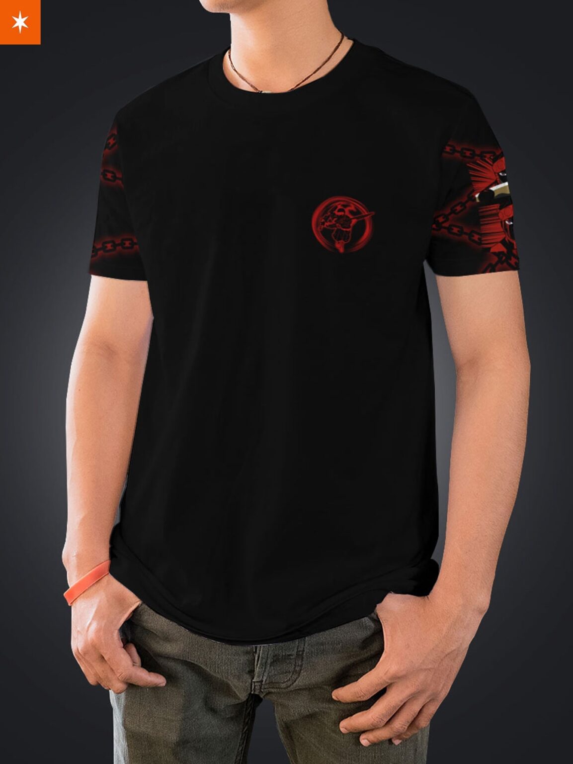 Red Uzui Demon Slayer Anime Unisex T-Shirt