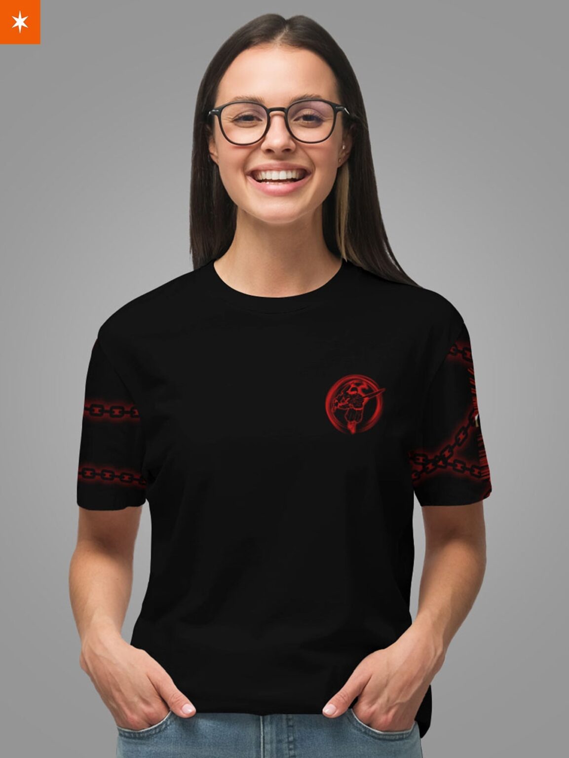 Red Uzui Demon Slayer Anime Unisex T-Shirt