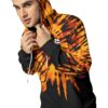 Rengoku Tie Dye Hoodie Demon Slayer Hoodie Anime Hoodie