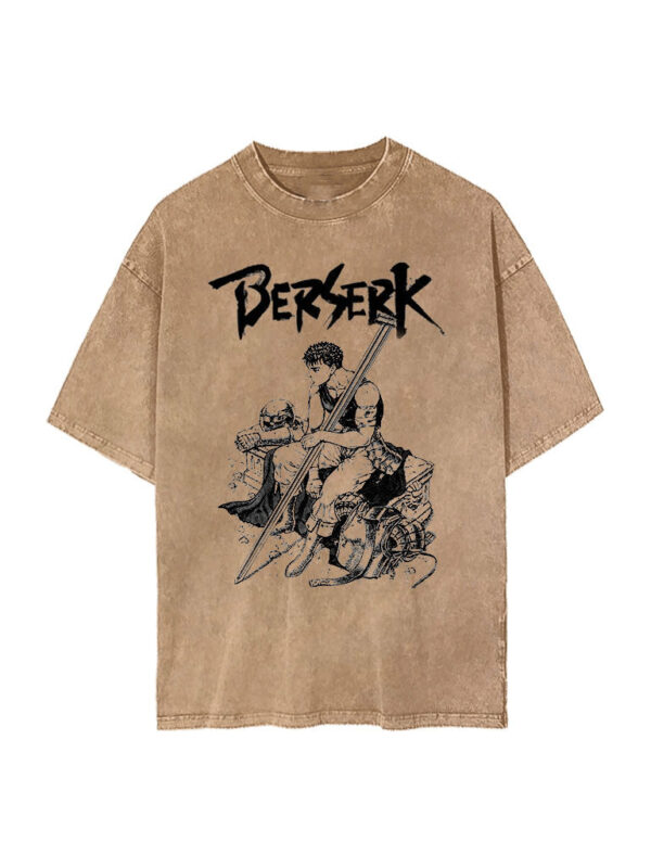 BERSERK GUTS VINTAGE OVERSIZE Anime T-shirt