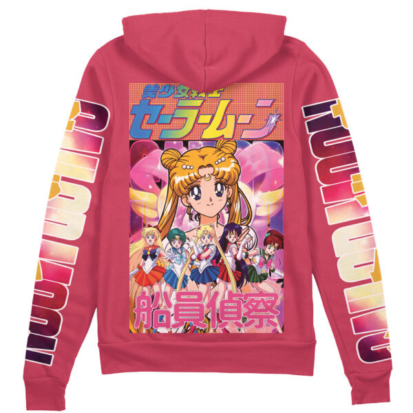Sailor Scouts Sailor Moon Streetwear Otaku Cosplay Anime Zip Hoodie