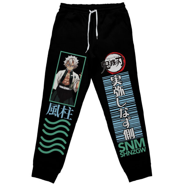 Sanemi Shinazugawa Demon Slayer Streetwear Otaku Cosplay Anime Sweatpants