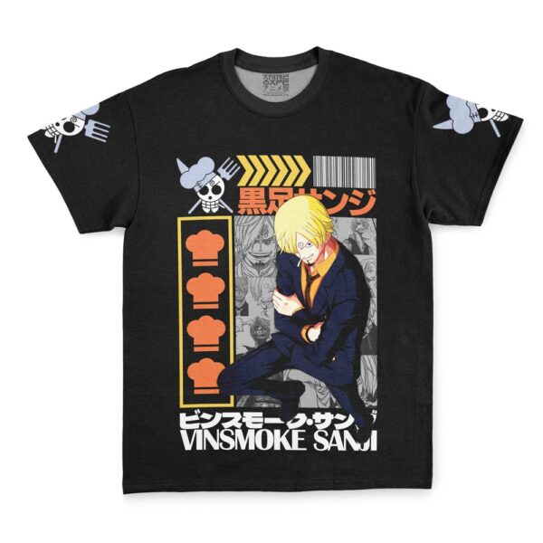 Hooktab Vinsmoke Sanji One Piece shirt Streetwear Anime T-Shirt