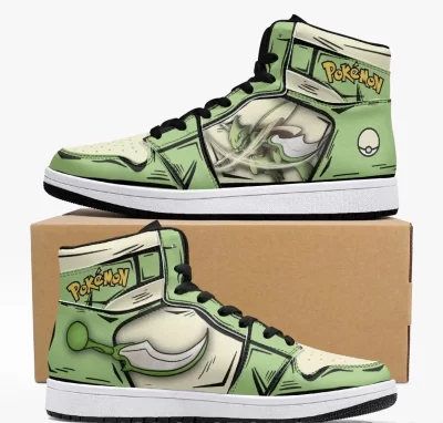 Scyther Pokemon Mid Top Basketball Sneakers Shoes