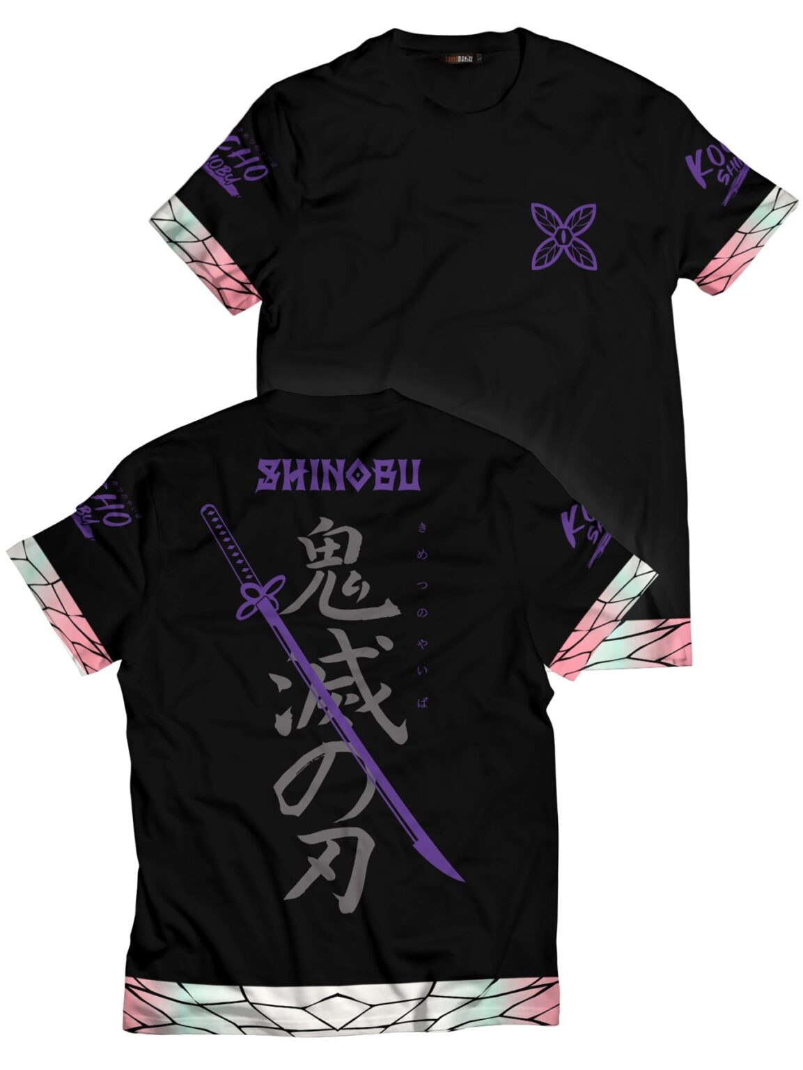 Shinobu Style Demon Slayer Anime Unisex T-Shirt