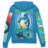 Squirtle Pokemon Streetwear Otaku Cosplay Anime Zip Hoodie