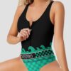 Summer Tanjiro Cosplay Demon Slayer Swimsuit