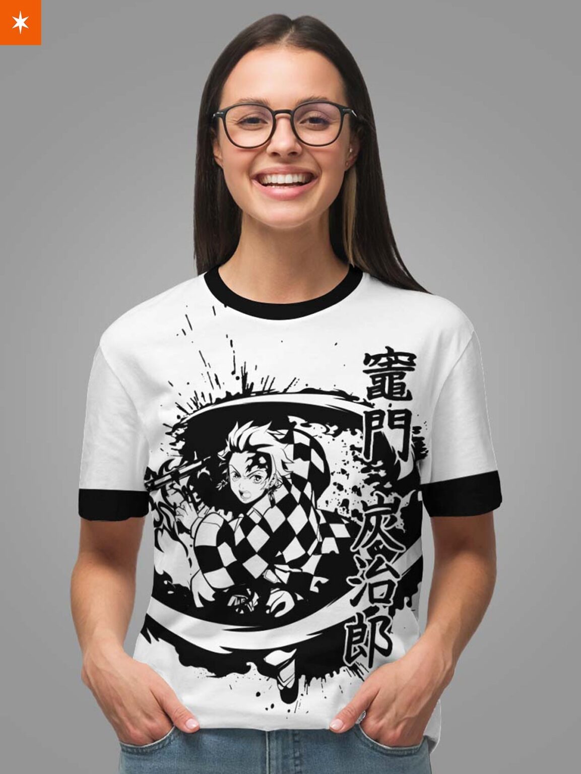 Tanjiro B&W Unisex T-Shirt