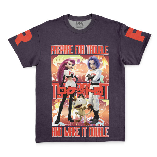 Hooktab Team Rocket Pokemon Shirt Streetwear Anime T-Shirt