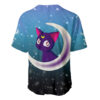 Luna Cat Baseball Jersey Sailor Moon Baseball Jersey Anime Baseball Jersey