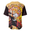 Rengoku Baseball Jersey Demon Slayer Baseball Jersey Anime Baseball Jersey