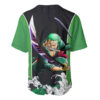 Roronoa Zoro Baseball Jersey One Piece Baseball Jersey Anime Baseball Jersey