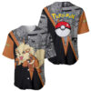 Manga Arcanine Baseball Jersey Pokemon Baseball Jersey Anime Baseball Jersey