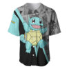 Manga Squirtle Baseball Jersey Pokemon Baseball Jersey Anime Baseball Jersey