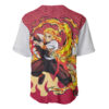 Rengoku Kyoujurou Baseball Jersey Demon Slayer Baseball Jersey Anime Baseball Jersey