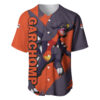 Garchomp Baseball Jersey Pokemon Baseball Jersey Anime Baseball Jersey