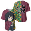 Funny Style Giyuu Baseball Jersey Demon Slayer Baseball Jersey Anime Baseball Jersey