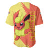 Flareon Baseball Jersey Pokemon Baseball Jersey Anime Baseball Jersey