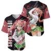 Saya Takagi Baseball Jersey Highschool of the Dead Baseball Jersey Anime Baseball Jersey