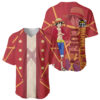 Luffy Baseball Jersey One Piece Baseball Jersey Anime Baseball Jersey