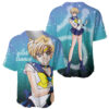 Sailor Uranus Haruka Tenoh Baseball Jersey Sailor Moon Baseball Jersey Anime Baseball Jersey