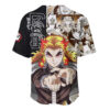 Kyojuro Rengoku Baseball Jersey Demon Slayer Baseball Jersey Anime Baseball Jersey