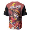 Megumin Baseball Jersey KonoSuba Baseball Jersey Anime Baseball Jersey