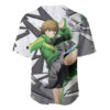 Polygon Cyber Style Chie Satonaka Baseball Jersey Persona 4 Baseball Jersey Anime Baseball Jersey