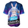 Galaxy Style Pekora Usada Baseball Jersey Anime Baseball Jersey