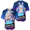 Galaxy Style Pekora Usada Baseball Jersey Anime Baseball Jersey