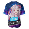 Galaxy Style Nakiri Ayame Baseball Jersey Anime Baseball Jersey