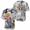 Luffy Gear 5 Awakening Baseball Jersey One Piece Baseball Jersey Anime Baseball Jersey