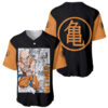 Anime Manga Krillin Baseball Jersey Dragon Ball Z Baseball Jersey Anime Baseball Jersey