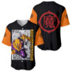 Orange Piccolo Baseball Jersey Dragon Ball Z Baseball Jersey Anime Baseball Jersey