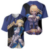 Saber Baseball Jersey Fate/Stay Night: Unlimited Blade Works Baseball Jersey Anime Baseball Jersey