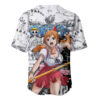 Nami Baseball Jersey One Piece Baseball Jersey Anime Baseball Jersey