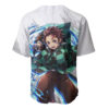 Tanjiro Baseball Jersey Demon Slayer Baseball Jersey Anime Baseball Jersey