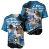 Grunge Blastoise Baseball Jersey Pokemon Baseball Jersey Anime Baseball Jersey