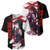 Grunge Blood Style Akame Baseball Jersey Akame ga KILL! Baseball Jersey Anime Baseball Jersey