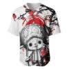 Red Tony Chopper Baseball Jersey One Piece Baseball Jersey Anime Baseball Jersey