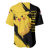 Pikachu Baseball Jersey Pokemon Baseball Jersey Anime Baseball Jersey