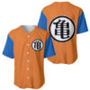 Goku Turtle Hermit Baseball Jersey Dragon Ball Z Baseball Jersey Anime Baseball Jersey