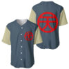 Tien Shinhan Baseball Jersey Dragon Ball Z Baseball Jersey Anime Baseball Jersey