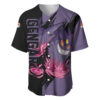 Gengar Baseball Jersey Pokemon Baseball Jersey Anime Baseball Jersey