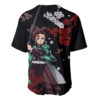 Tanjiro Kamado Baseball Jersey Demon Slayer Baseball Jersey Anime Baseball Jersey