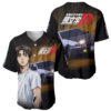 Takumi Fujiwara Baseball Jersey Initial D Baseball Jersey Anime Baseball Jersey