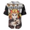 Kyojuro Rengoku Baseball Jersey Demon Slayer Baseball Jersey Anime Baseball Jersey