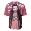 Nezuko Kamado Baseball Jersey Demon Slayer Baseball Jersey Anime Baseball Jersey