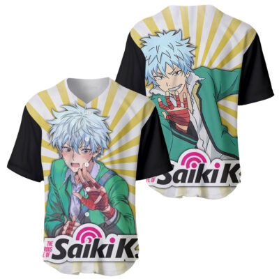 Shun Kaidou Baseball Jersey The Disastrous Life of Saiki K. Baseball Jersey Anime Baseball Jersey