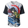 Giyuu Tomioka Baseball Jersey Demon Slayer Baseball Jersey Anime Baseball Jersey